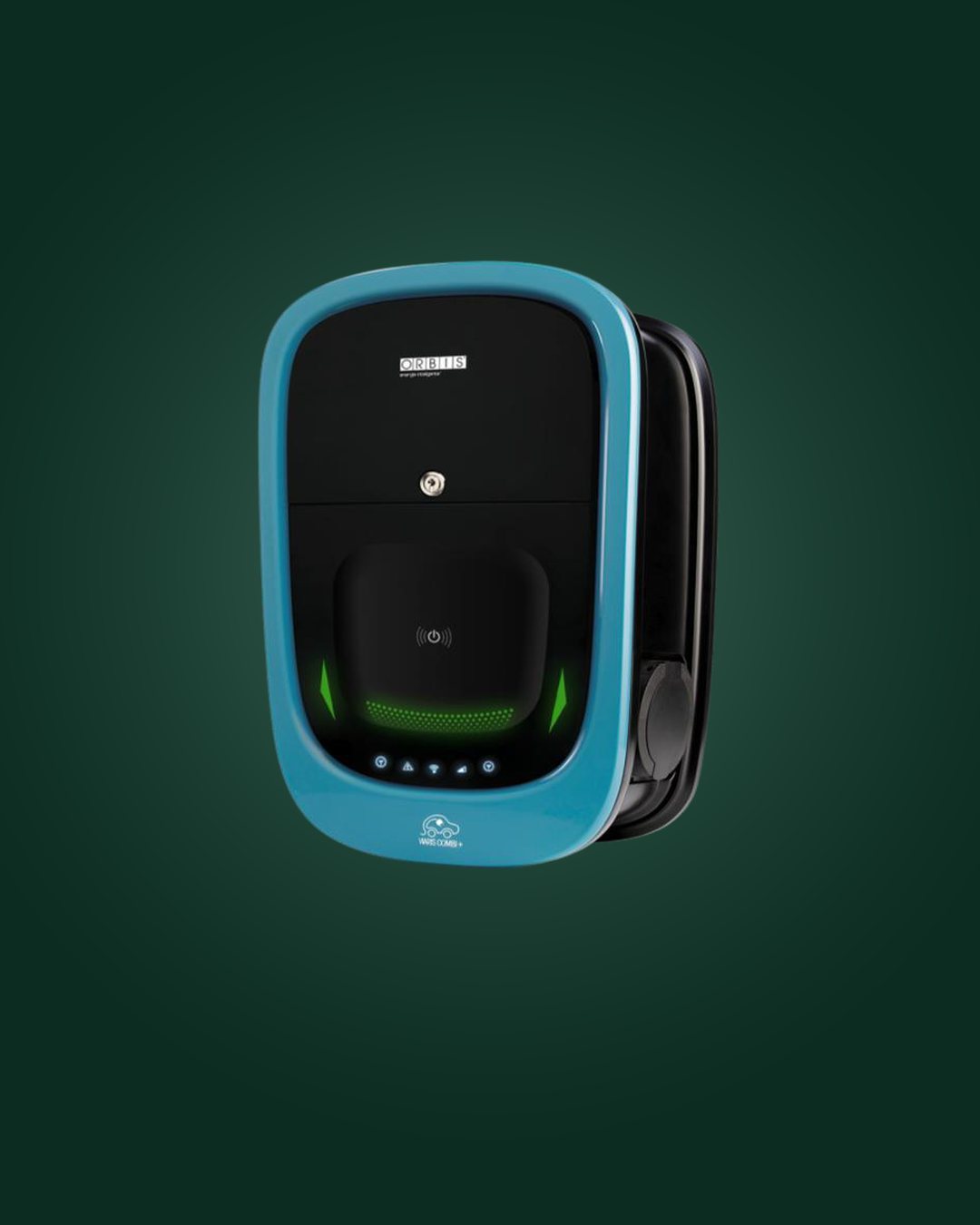 Cargador de coche eléctrico ORBIS Viaris Combi+ de pared. Imagen oficial del fabricante, ORBIS
