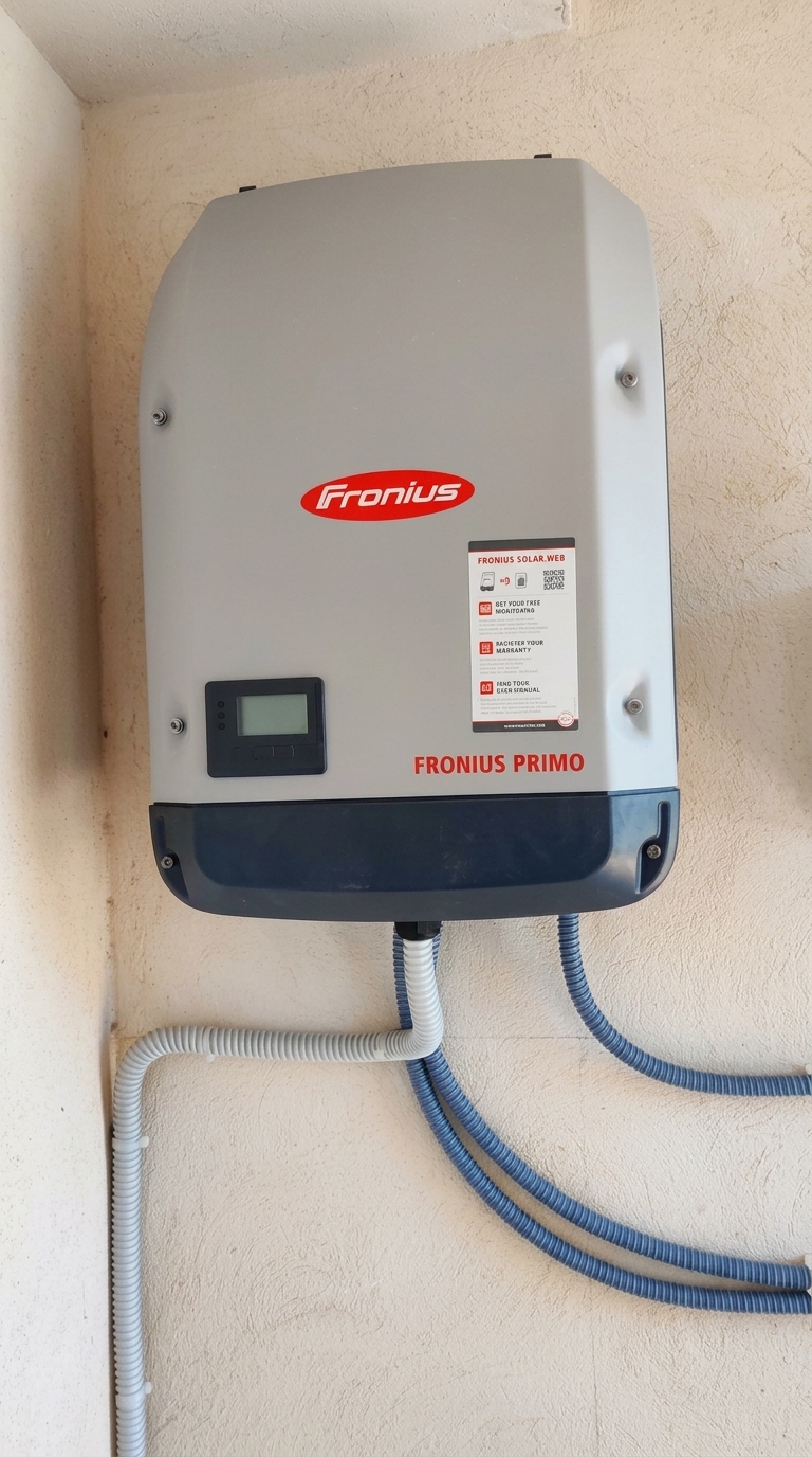 Fronius Primo 5 kW solar inverter installed by JSL in Mallorca for residential self-consumption