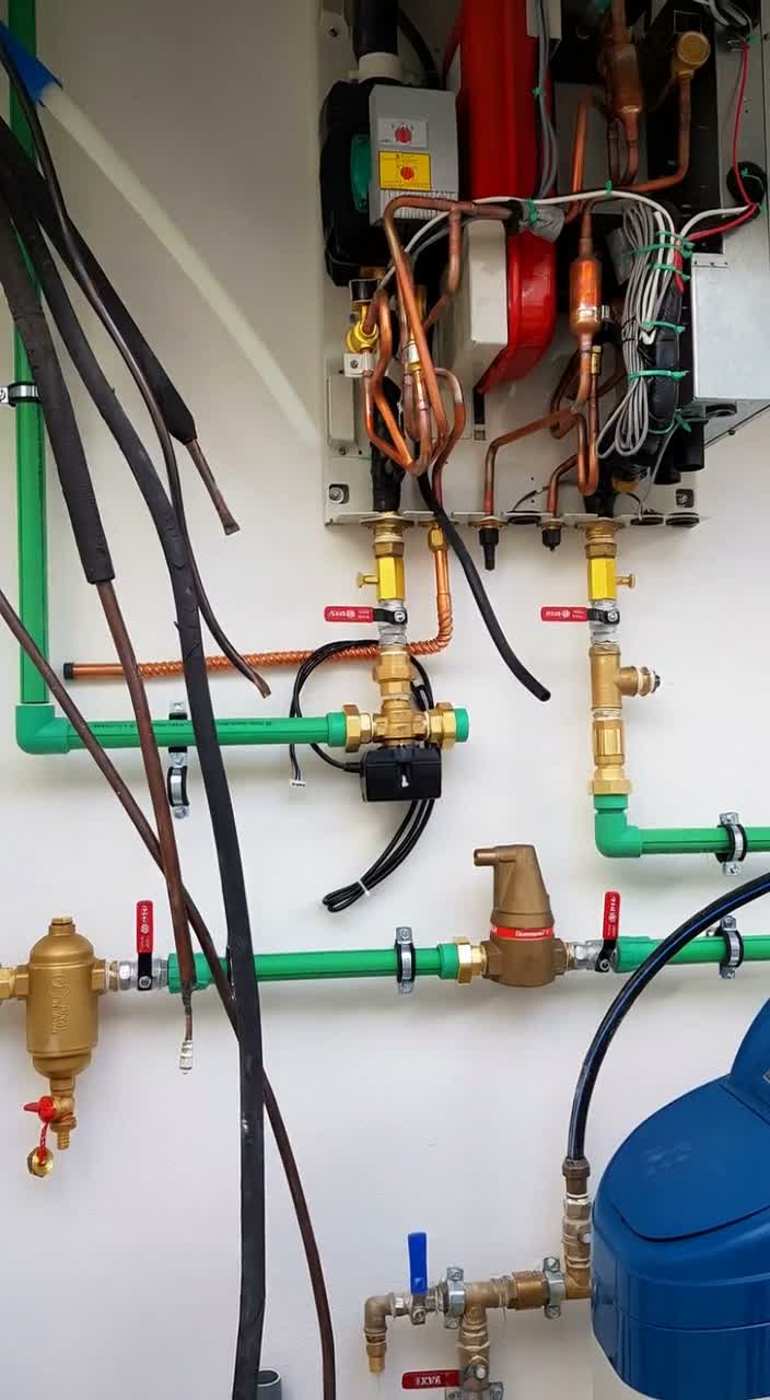 Verkabelung · Saubere Elektroanschlüsse